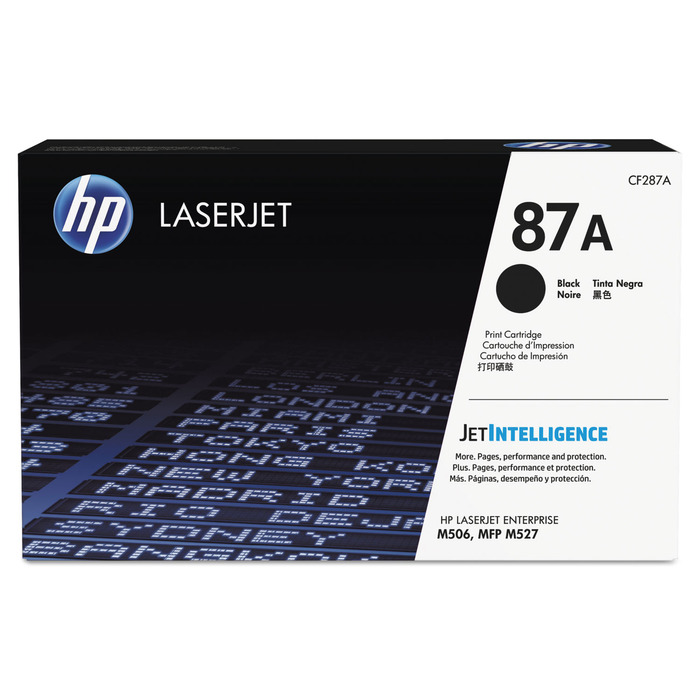 Toner HP CF287A (87A) Original para M501 / M506 / M527 / Flow MFP / M527c / M527z / M506dn / M506n / M506x / M527dn / M527f / M501dn / M501n Lacrado