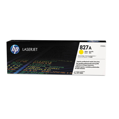 Toner HP CF302A (827A) Original para M880 / M880z MFP / M880z+ MFP Amarelo Lacrado com NF e Garantia de 1 Ano