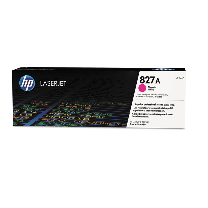 Toner HP CF303A (827A) Original para M880 / M880z MFP / M880z+ MFP Magenta Lacrado com NF e Garantia de 1 Ano