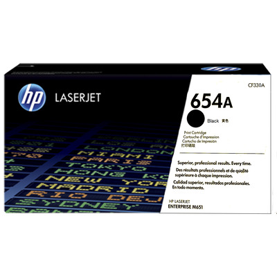 Toner HP CF330A (654A) Original para M651 / M651dn / M651n / M651xh Preto Lacrado com NF e Garantia de 1 Ano