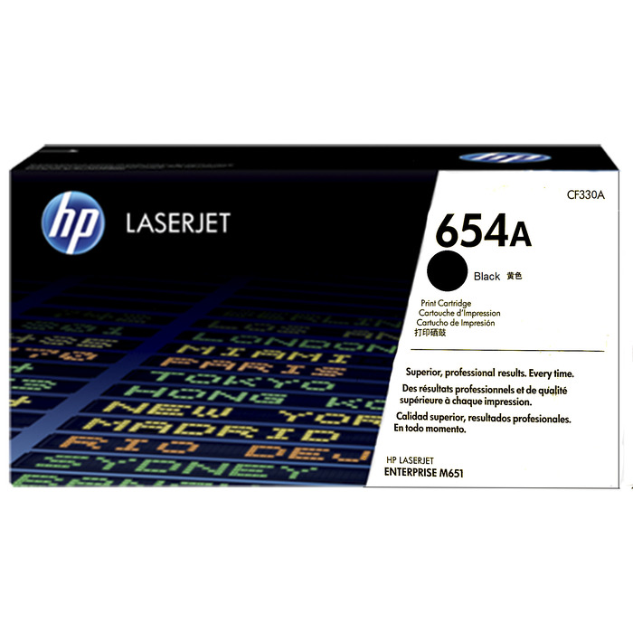 Toner HP CF330A (654A) Original para M651 / M651dn / M651n / M651xh Preto Lacrado com NF e Garantia de 1 Ano