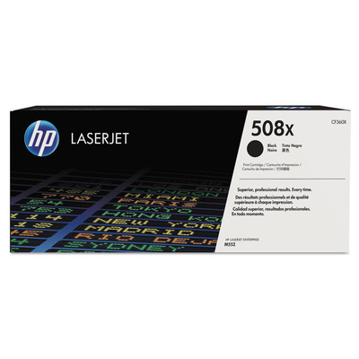 Toner HP CF360X (508X) Original para M553 / M577 / Flow MFP / M577c / M577z / M553dh / M553dn / M553n / M553x / M577dn / M577f Preto Lacrado com NF