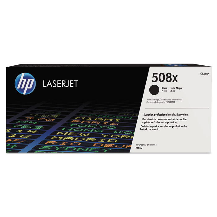 Toner HP CF360X (508X) Original para M553 / M577 / Flow MFP / M577c / M577z / M553dh / M553dn / M553n / M553x / M577dn / M577f Preto Lacrado com NF