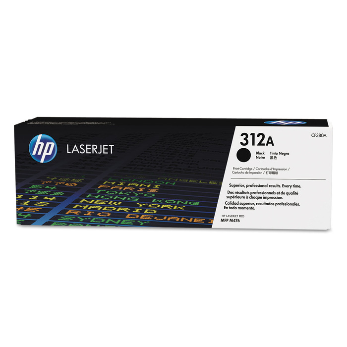 Toner HP CF380A (312A) Original para M476 / MFP / M476dn / M476dw / M476nw Preto Lacrado com NF e Garantia de 1 Ano