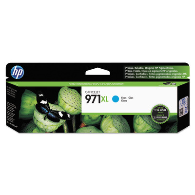 Cartucho HP CN626AM (971XL) Original para OfficeJet Pro MFP X451 / X476 / X551 / X576 / X451dn / X451dw / X476dn / X476dw / X551dw / X576dw Ciano 