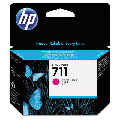 Cartucho HP CZ131A (711) Original para DesignJet T120 / T520 / T120 / T520 Magenta Lacrado com NF e Garantia de 1 Ano