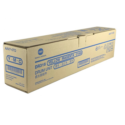 Cilindro de Imagem Konica Minolta DR-316 (AAV70TD) Original p/ Bizhub C250i / C300i / C360i / C301i / 360i / 361i / C251i / C301i / C361i Lacrado
