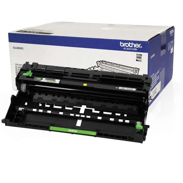 Cilindro de Imagem Brother DR-3440 Original para HL-L5102DW / L5202DW / L6202DW / L6402DW / DCP-L5502DN / L5602DN / L5652DN Lacrado com NF e Garantia