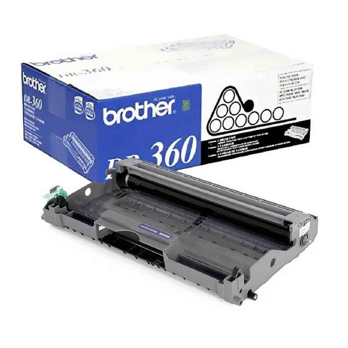 Cilindro de Imagem Brother DR-360 Original para HL-2140 / HL-2170W / DCP-7030 / DCP-7040 / MFC-7340 / MFC-7440N / MFC-7840W Lacrado com NF e Garantia