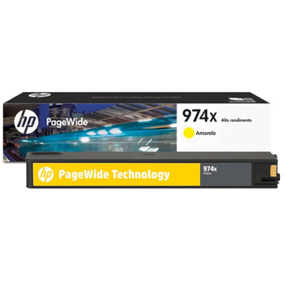 Cartucho HP L0S05AB (974XL) Original para 352dw / 377dw / 452dn / 452dw / 477dn / 477dw / 552dw / 577dw / 577z Amarelo Lacrado com NF e Garantia