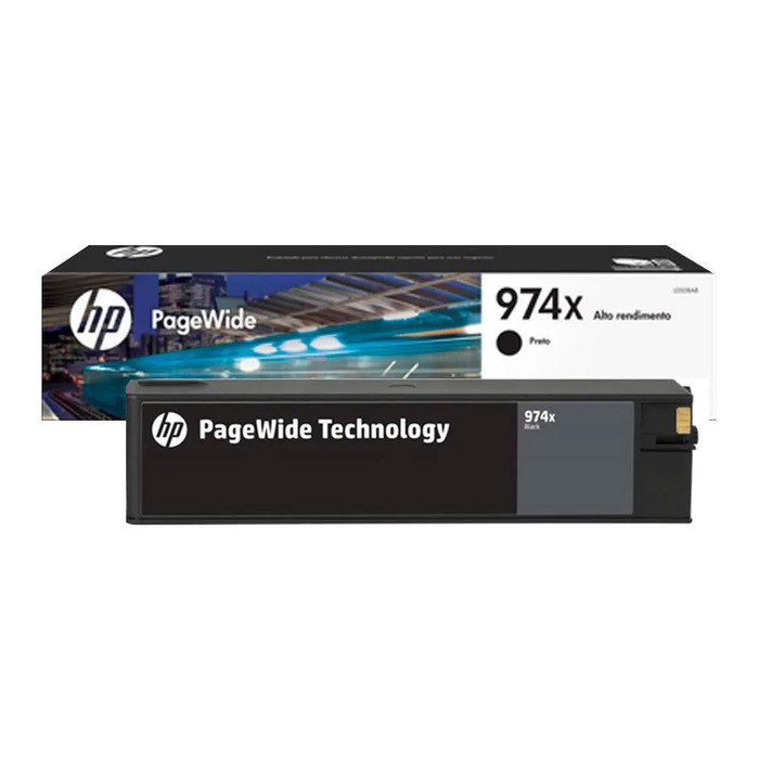 Cartucho HP L0S08AB (974XL) Original para 352dw / 377dw / 452dn / 452dw / 477dn / 477dw / 552dw / 577dw / 577z Ciano Lacrado com NF e Garantia