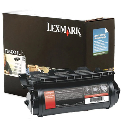 Toner Lexmark T654X11L (T654X11B) Original para T654 / T656 Preto Lacrado com NF e Garantia de 1 Ano