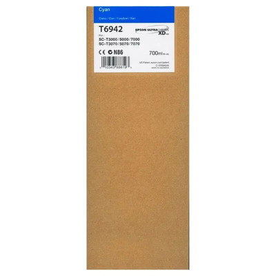 Cartucho Epson T694200 (T6942) Original para SureColor T3000 / T3270 / T5000 / T5270 / T7000 / T7270 Ciano Lacrado com NF e Garantia de 1 Ano