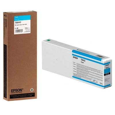 Cartucho Epson T804200 (T8042) Original para SureColor P6000 / P7000 / P8000 / P9000 Ciano Lacrado com NF e Garantia de 1 Ano