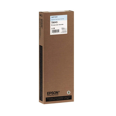 Cartucho Claro Epson T804500 (T8045) Original para SureColor P6000 / P7000 / P8000 / P9000 Ciano Claro Lacrado com NF e Garantia de 1 Ano