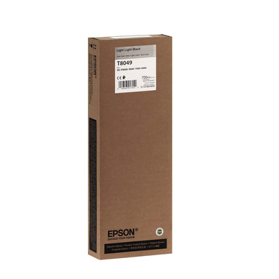 Cartucho Claro Claro Epson T804900 - T8049 Original para SureColor P6000 / P7000 / P8000 / P9000 Preto Claro Claro Lacrado com NF e Garantia de 1 Ano