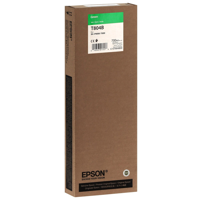 Cartucho Verde Epson T804B00 - T804B Original para SureColor P7000 / P9000 Verde Lacrado com NF e Garantia de 1 Ano