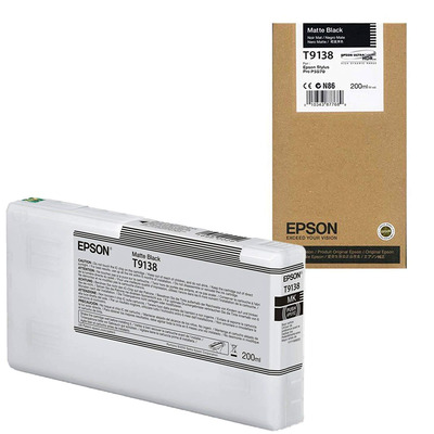 Cartucho Fosca Epson T913800 - T9138 Original para SureColor P5000 Preto Fosca Lacrado com NF e Garantia de 1 Ano