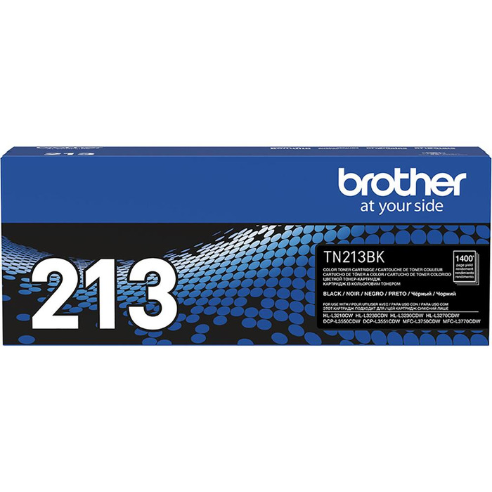 Toner Brother TN-213BK (213) Original para HL-L3210CW / L3230CDW / L3270CDW / MFC-L3710CW / L3750CDW / L3770CDW Preto Lacrado com NF e Garantia