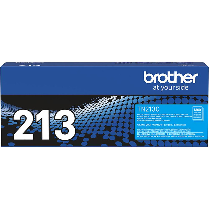 Toner Brother TN-213C (213) Original para HL-L3210CW / L3230CDW / L3270CDW / MFC-L3710CW / L3750CDW / L3770CDW Ciano Lacrado com NF e Garantia
