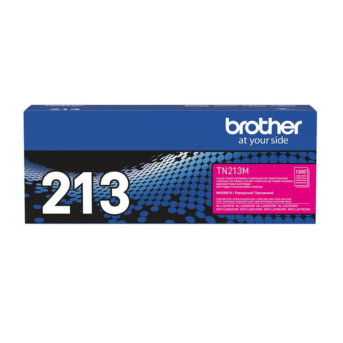 Toner Brother TN-213M (213) Original para HL-L3210CW / L3230CDW / L3270CDW / MFC-L3710CW / L3750CDW / L3770CDW Magenta Lacrado com NF e Garantia