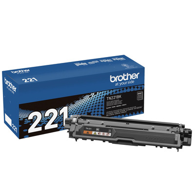 Toner Brother TN-221BK (221) Original para HL-3140CW / 3170CDW / MFC-9130CW / 9330CDW / 9340CDW Preto Lacrado com NF e Garantia de 1 Ano