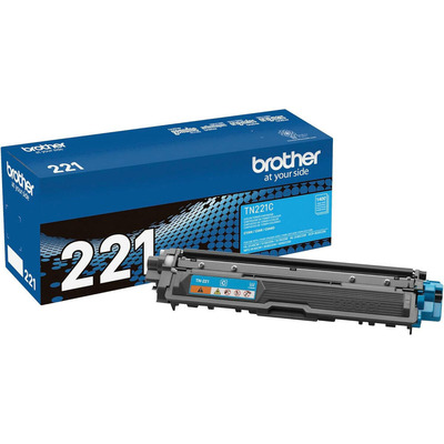 Toner Brother TN-221C (221) Original para HL-3140CW / 3170CDW / MFC-9130CW / 9330CDW / 9340CDW Ciano Lacrado com NF e Garantia de 1 Ano