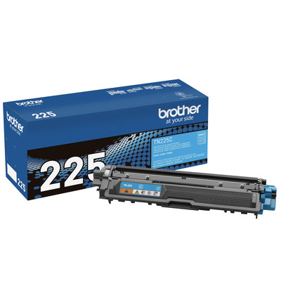 Toner Brother TN-225C (225) Original para HL-3140CW / 3170CDW / MFC-9130CW / 9330CDW / 9340CDW Ciano Lacrado com NF e Garantia de 1 Ano