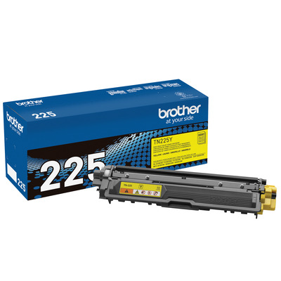 Toner Brother TN-225Y (225) Original para HL-3140CW / 3170CDW / MFC-9130CW / 9330CDW / 9340CDW Amarelo Lacrado com NF e Garantia de 1 Ano