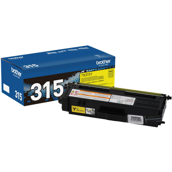 Toner Brother TN-315Y (315) Original para HL-4150CDN / 4570CDW / MFC-9460CDN / 9560CDW / 9970CDW Amarelo Lacrado com NF e Garantia de 1 Ano
