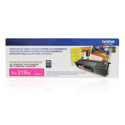 Toner Brother TN-319M (319) Original para HL-L8350CDW / MFC-L8850CDW Magenta Lacrado com NF e Garantia de 1 Ano