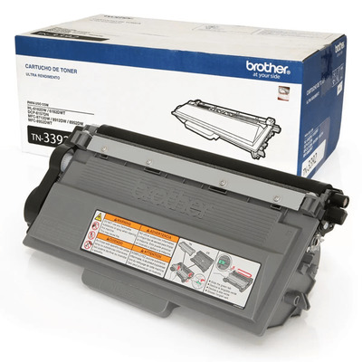 Toner Brother TN-3392 (TN3392) Original para HL-6182DW / MFC-8912DW / 8952DW Preto Lacrado com NF e Garantia de 1 Ano