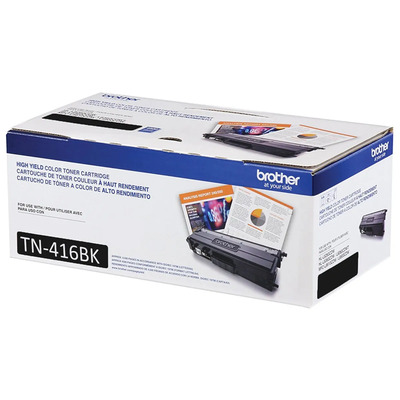 Toner Brother TN-416BK (416) Original para HL-L8360CDW / MFC-L8900CDW / L9570CDW Preto Lacrado com NF e Garantia de 1 Ano