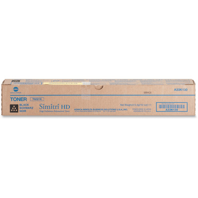 Toner Konica Minolta TN321K (A33K130) Original para Bizhub C224 / C284 / C364 / C224 / C224e / C284 / C284e / C364 / C364e Preto Lacrado com NF