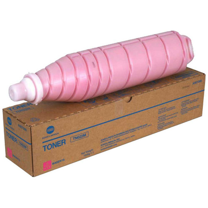 Toner Konica Minolta TN622M Original para AccurioPress C4070 / C4080 / C6085 / C6100 / C1085 / C1100 Magenta Lacrado com NF e Garantia de 1 Ano