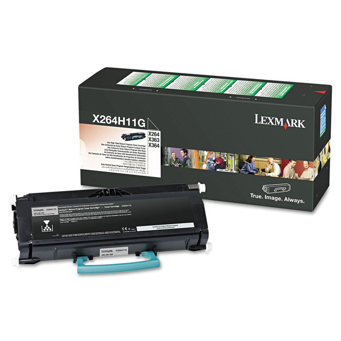 Toner Lexmark X264H11G Original para X264 / X363 / X364 / X264DN / X363DN / X364DN / X364DW Preto Lacrado com NF e Garantia