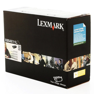 Toner Lexmark X654X11L (X654X11B) Original para X654 / X656 / X658 Preto Lacrado com NF e Garantia