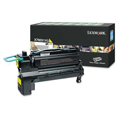Toner Lexmark X792X1YG Original para X792 / X792DE / X792DTE / X792DTFE / X792DTME / X792DTPE / X792DTSE Amarelo Lacrado com NF e Garantia