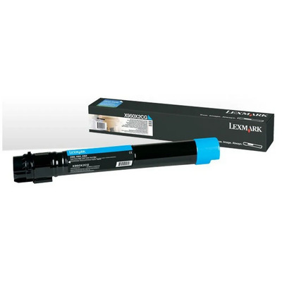Toner Lexmark X950X2CG Original para X950 / X952 / X954 / X950de / X952dte / X954dhe Ciano Lacrado com NF e Garantia