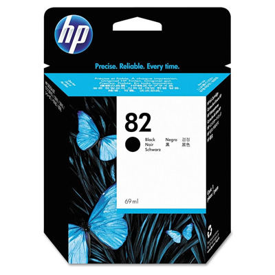 Cartucho HP CH565A (82) Original para DesignJet 510 / 111 / 510 / 510PS Preto Lacrado com NF e Garantia de 1 Ano