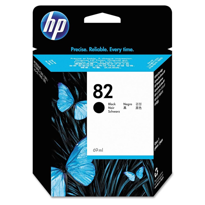 Cartucho HP CH565A (82) Original para DesignJet 510 / 111 / 510 / 510PS Preto Lacrado com NF e Garantia de 1 Ano