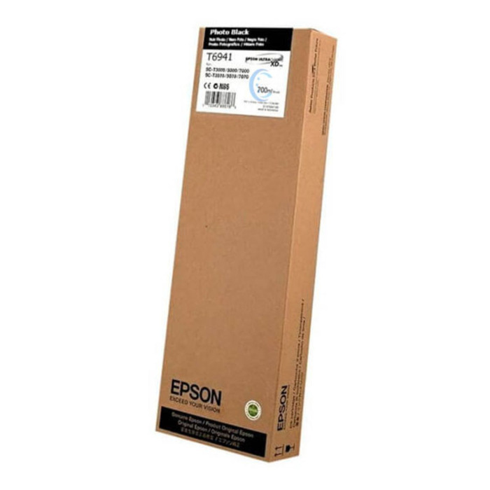 Cartucho Fosca Epson T694100 (T6941) Original para SureColor T3000 / T3270 / T5000 / T5270 / T7000 / T7270 Preto Fosca Lacrado com NF e Garantia