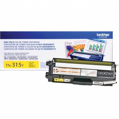 Toner Brother TN-316Y (316) Original para HL-L8250CDN / L8350CDW / MFC-L8600CDW / L8850CDW Amarelo Lacrado com NF e Garantia de 1 Ano