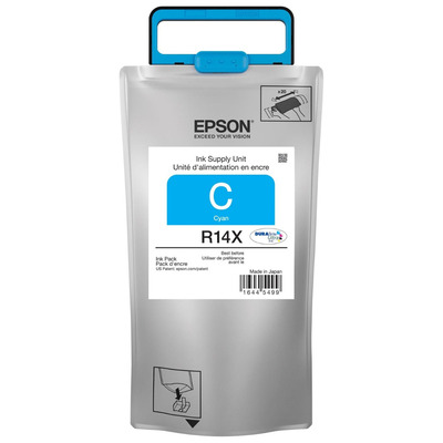 Cartucho Epson TR14X220AL (R14X) Original para WF-R5190 / WF-R5690 Ciano Lacrado com NF e Garantia de 1 Ano