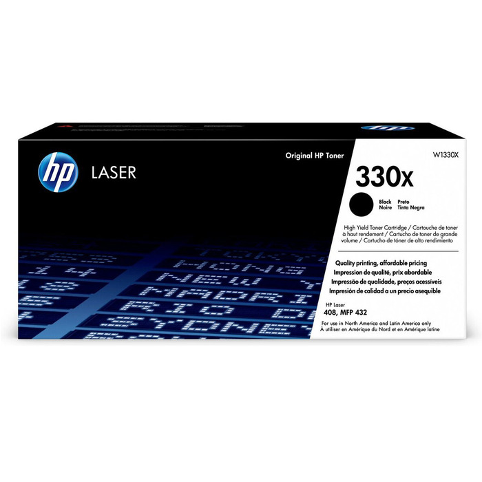 Toner HP W1330X (330X) Original para M408 / M432 / M432FDN / M408DN Preto Lacrado com NF e Garantia de 1 Ano