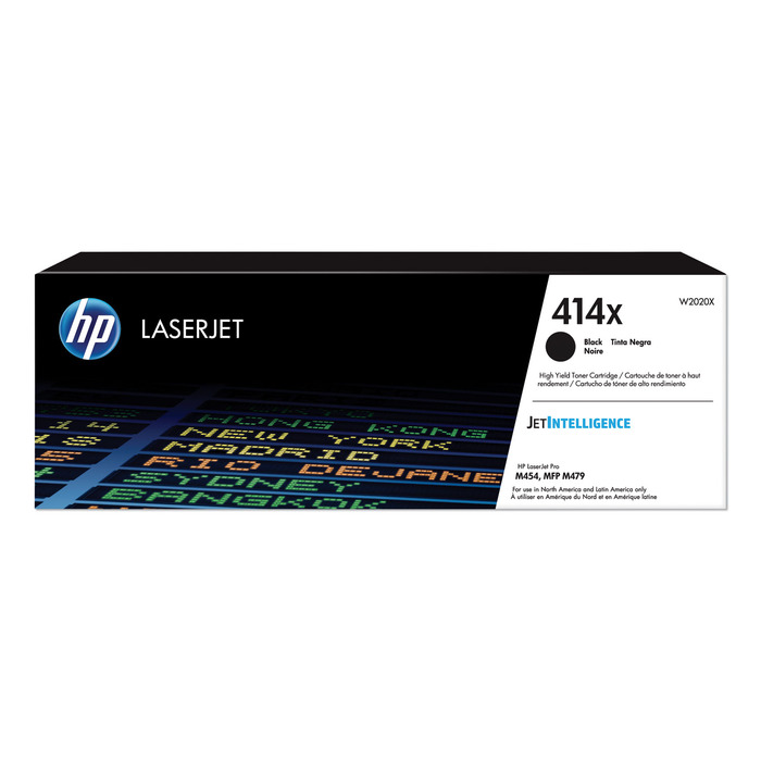 Toner HP W2020X (414X) Original para M454 / M479 / M480 / M455 / M455dn / M480f / M454dn / M454dw / M479fdn / M479fdw Preto Lacrado com NF e Garantia